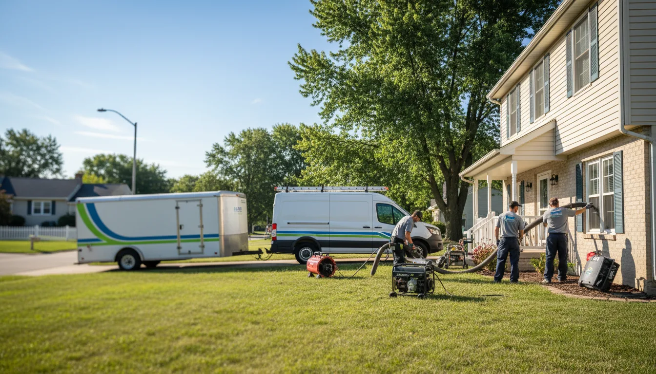 Flooded Basement Restoration And Cleanup With Repair in Centralia, KS near me